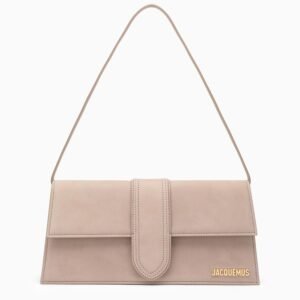 JACQUEMUS Le Bambino Long beige leather bag