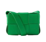 Bottega Veneta Green Candy Cassette Crossbody Bag