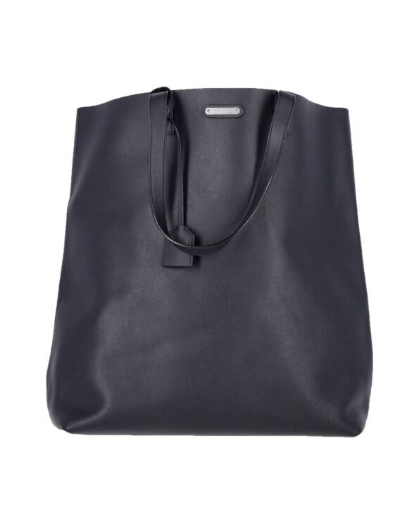 Saint Laurent Black Leather Tote Bag