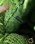 Prada Green Raffia Grass Tope Handle/Tote  Bag