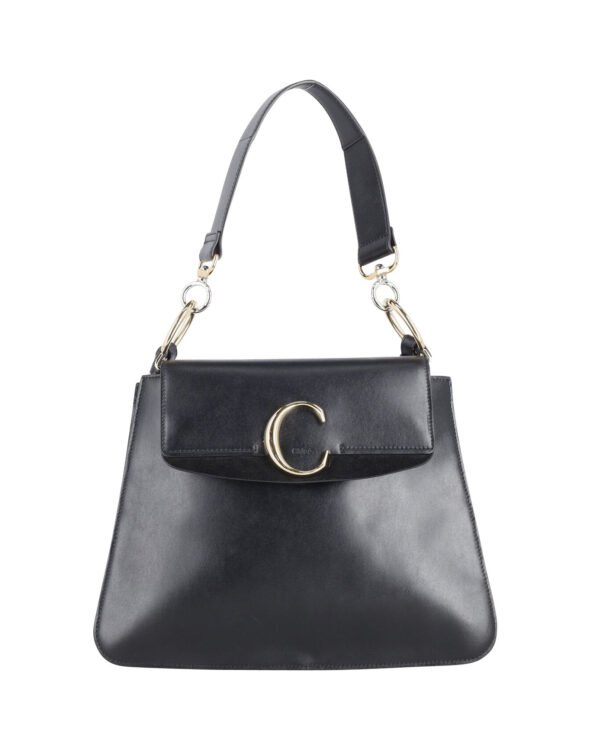 Chloe Black Medium C Shoulder Bag