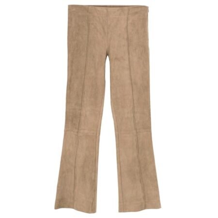The Row Kick Flare Suede Trousers size US4 (UK 8)