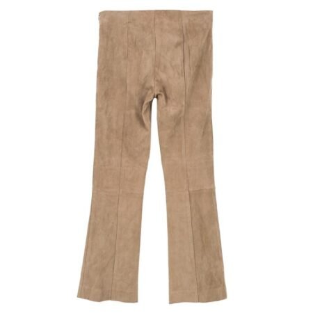 The Row Kick Flare Suede Trousers size US4 (UK 8)
