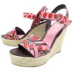 Louis Vuitton Monogram Jungle Wedge Sandals