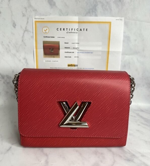 Louis Vuitton Epi Leather Twist MM Chain Bag