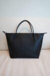 The Row Black Lux Leather Tote Bag