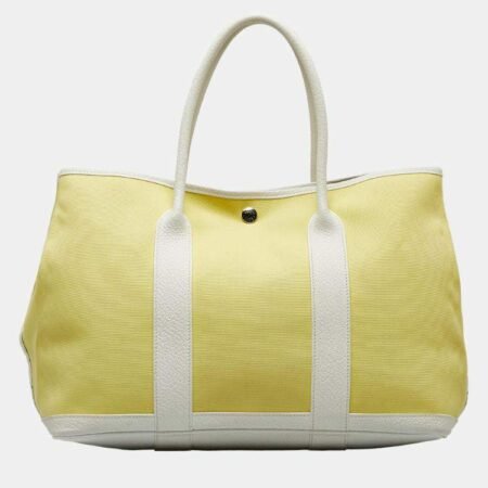 Hermes Yellow Toile Garden Party TPM