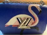 Louis Vuitton Epi Flamingo Twist MM Shoulder Bag