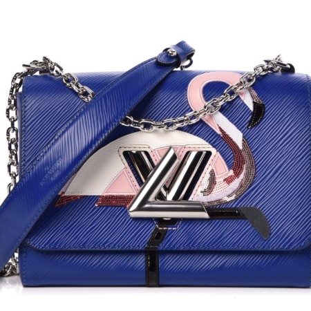 Louis Vuitton Epi Flamingo Twist MM Shoulder Bag