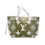 Louis Vuitton Khaki and Beige Neverfull MM