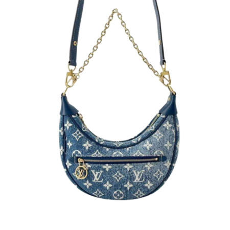 Louis Vuitton Blue Monogram Jacquard Loop Shoulder Bag