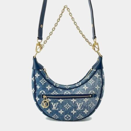 Louis Vuitton Blue Monogram Jacquard Loop Shoulder Bag