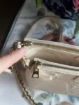 Louis Vuitton Empreinte Monogram Giant Multi Pochette Accessoires Cream