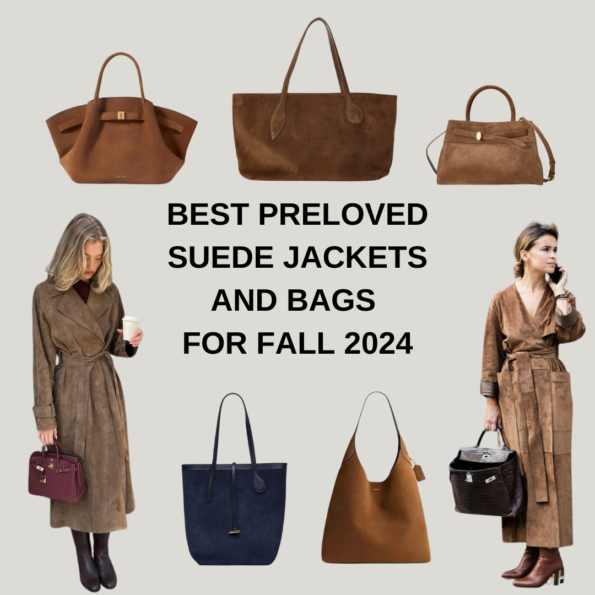 Best preloved suede jackets and bags for Fall 2024